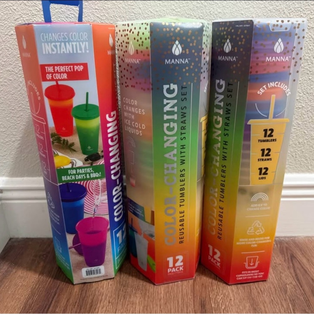Manna Color-Changing Tumblers Set - Multicolor